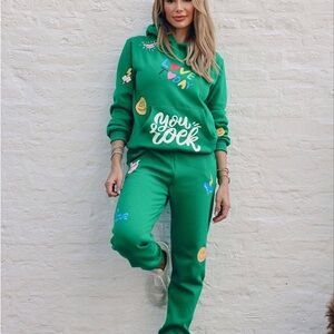 Lola + The Boys You Rock Joggers Women’s Size S EUC Green